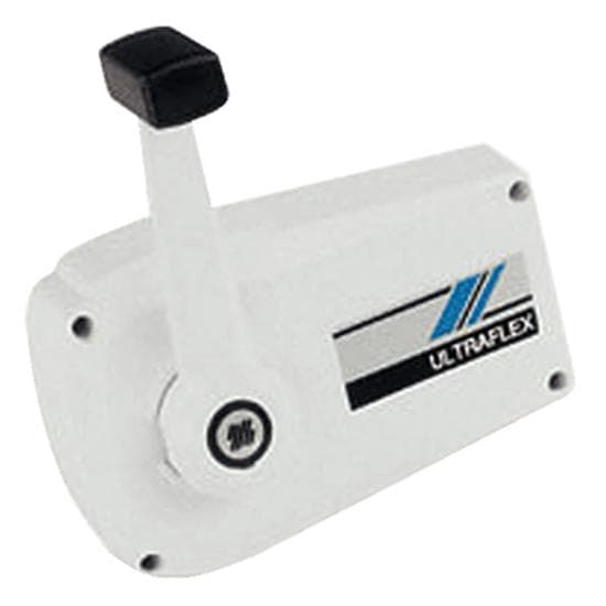 Uflex Universal Single Lever Side Mount Control Valkoinen