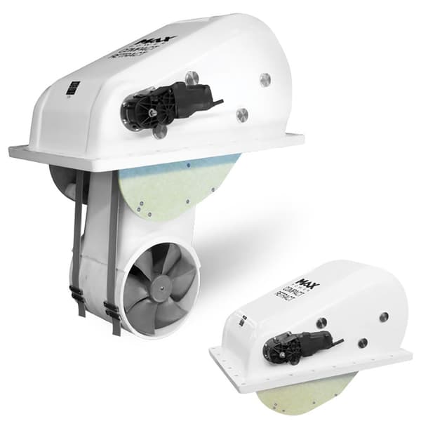 Max Power Thruster Compact Retract 70 Elec-12v Valkoinen