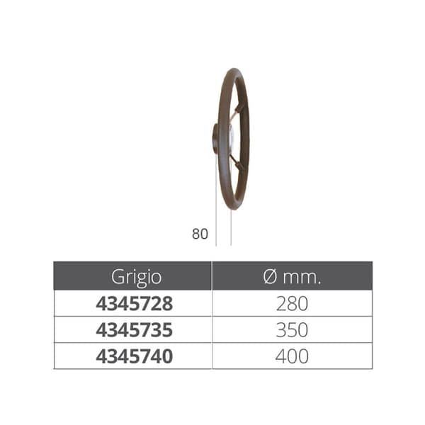 Savoretti Pehmeä Polyuretaaniperäsin Hopeinen 450 mm