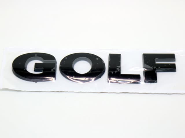 VW Golf emblem svart ABS plast styling