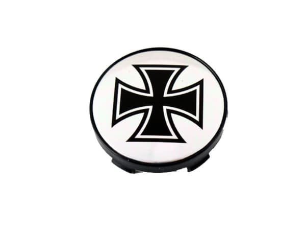 Malteserkors Centrumkåpor 60mm (passar 57mm hål) 4-pack