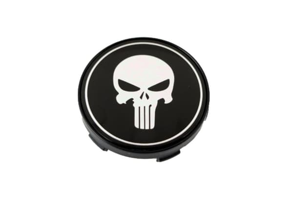 Dödskalle Centrumkåpor 60mm (passar 57mm hål) 4-pack
