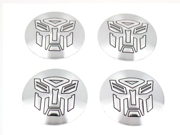 Transformers hjulnav emblem till fälgar o centrumkåpor 4-pack