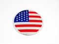 Miniatyrbild 2 av 2: USA hjulnav emblem till fälgar och centrumkåpor 4-pack styling