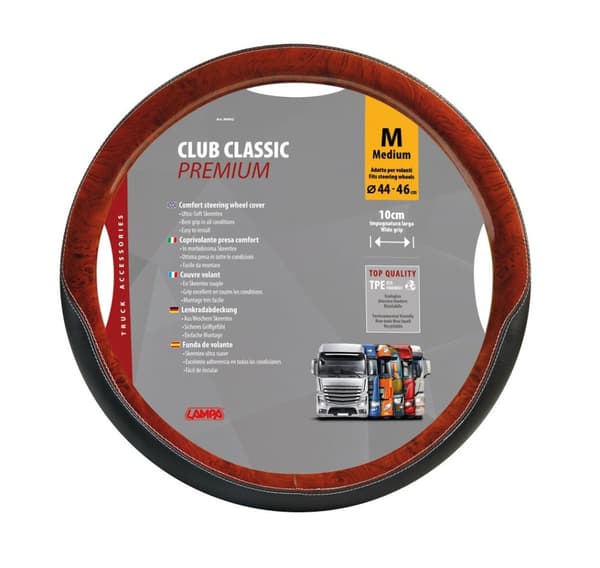 Wheel cover Club Skeentex, brown-black 44/46 cm