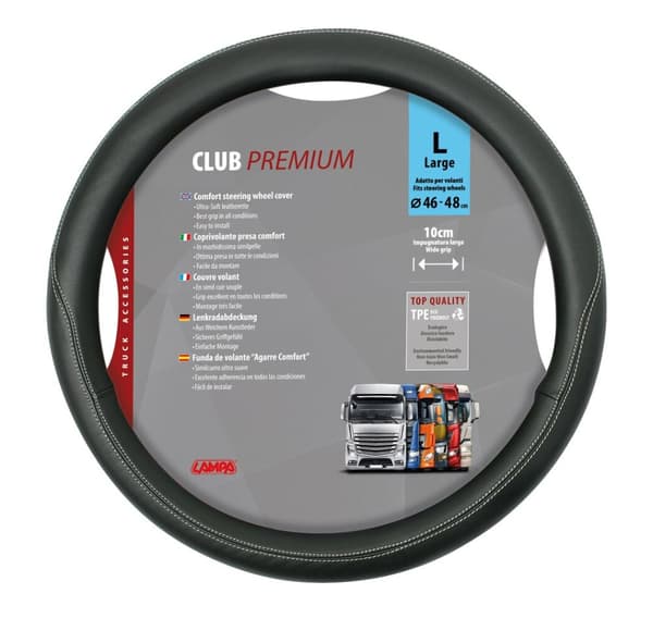 Hjultrekk Club Skeentex, sort 46/48 cm