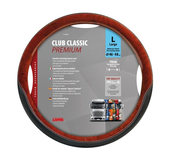 Hjultrekk Club Skeentex, brun-svart 46/48 cm