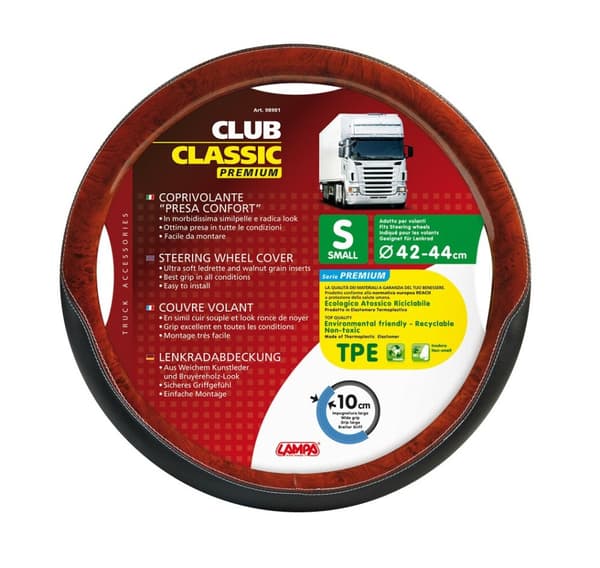 Hjultrekk Club Skeentex, brun-svart 42/44 cm