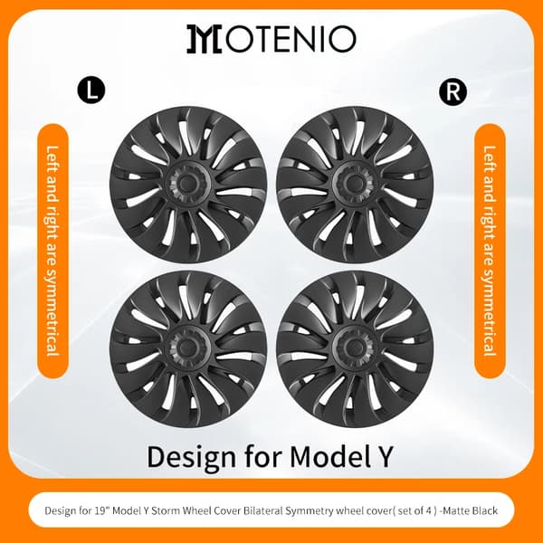 19" Vanteen suojus Tesla Model Y:lle, useita tyylejä, helppo asennus,Myös tyyli