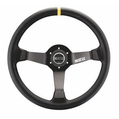 Volant - SPARCO - MOD 345 3R - Färg Svart - Typ Bil - 65MM Calice