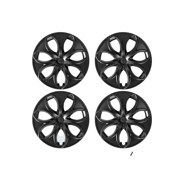 19" Hjulskydd för Tesla Model Y, Flera Stilar, Lätt Installation,Blomblad Stil