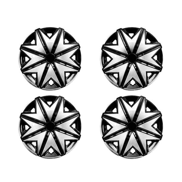 Hjulnavsafdækning, 14 Tommer, Søstjernestil, Sæt af 4,Søstjerne Stil 4pcs