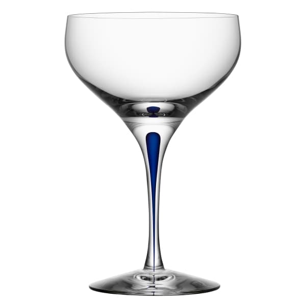 Intermezzo blå Champagneglas Coupe 30cl - Orrefors