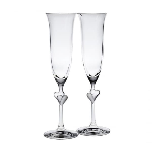 L&#39;amour Sweethearts Satin Champagne glass 17cl 2-pack - Stölzle