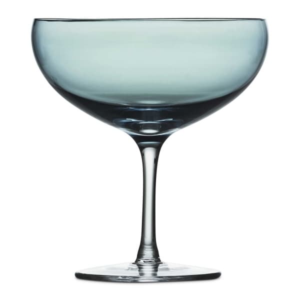Happy Champagneglas Blå Coupé 28cl - Magnor