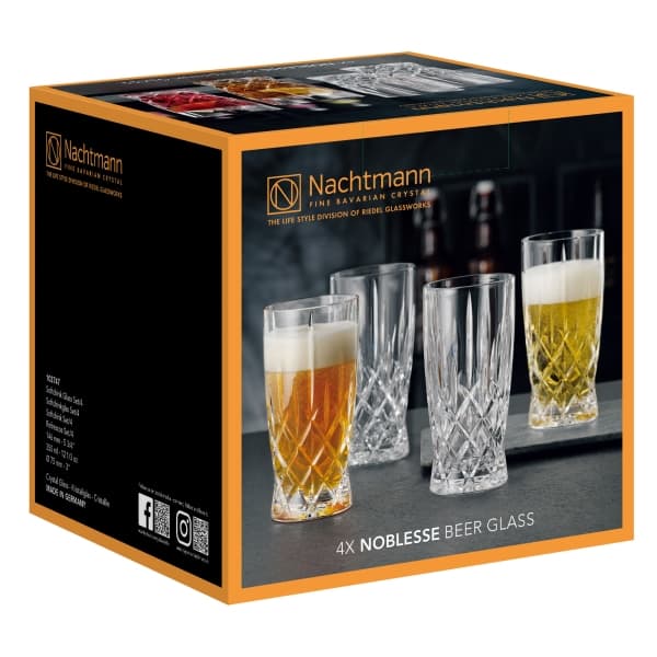 Noblesse Beer Glass 37cl, 4-pack - Nachtmann