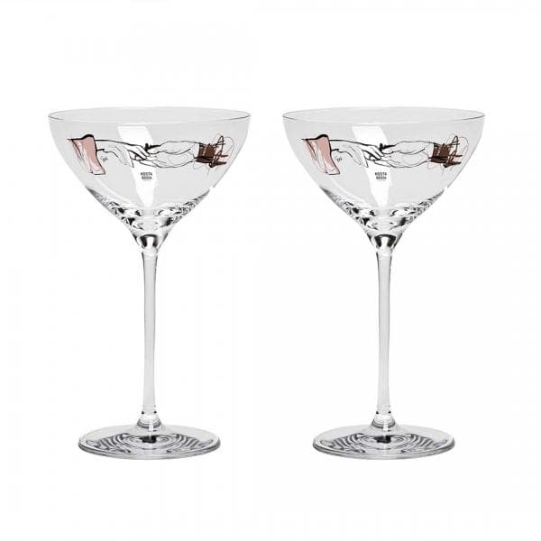 You and Me Together 32cl Coupe 2-pack - Kosta Boda