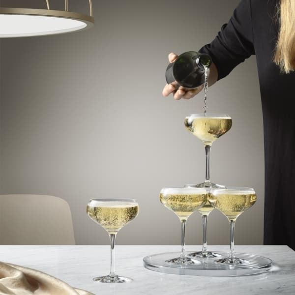 More Champagne Coupe Glass 21cl, 2-pack - Orrefors