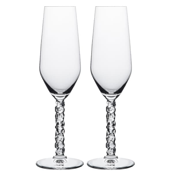 Carat Champagne glasses 24cl, 2-pack - Orrefors