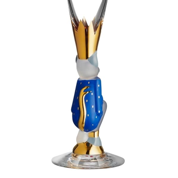Nobel The Sparkling Devil Glas 19cl, Blue - Orrefors