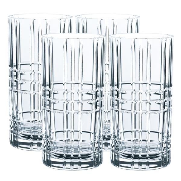 Square Longdrink Glass 44cl, 4-pack - Nachtmann