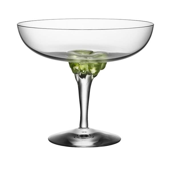 Sugar Dandy Champagne Coupe Green 32 cl - Kosta Boda