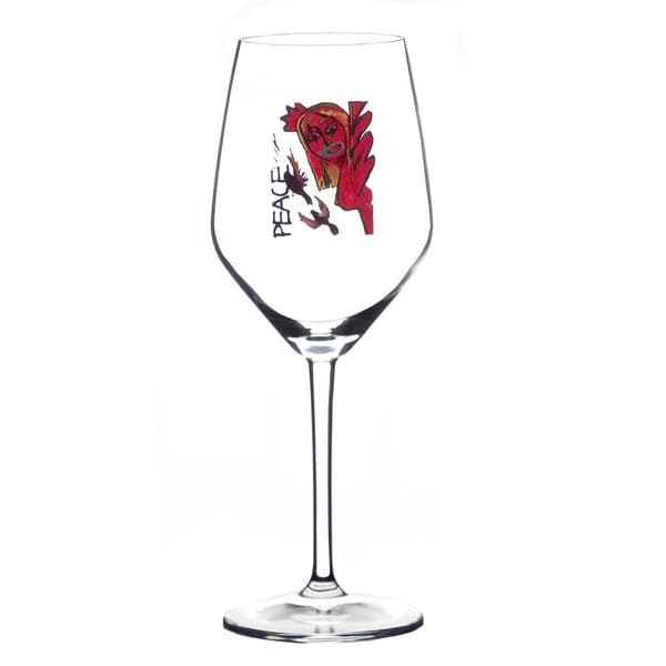 Scream Peace Rosé/Vitvinsglas, 40cl - Carolina Gynning