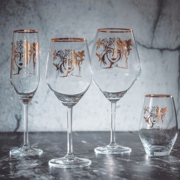 Slice of Life Gold Rosé/Vitvinsglas, 40cl - Carolina Gynning