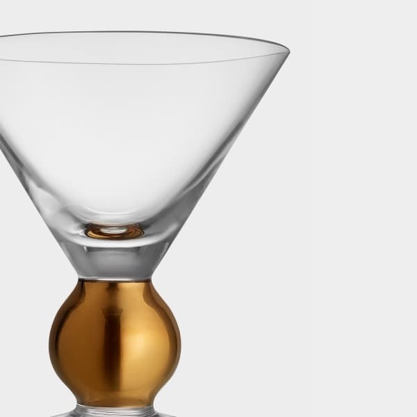 Nobel Martini/Champagne Glass 23cl, Gold - Orrefors
