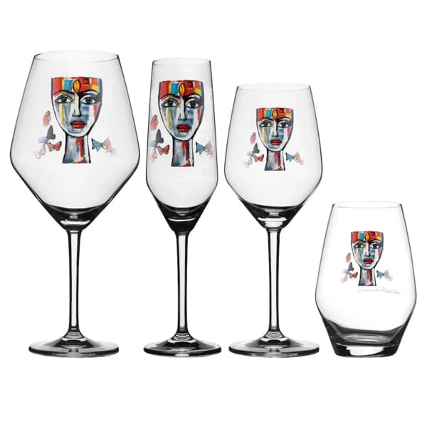 Butterfly Messenger Champagne Glass, 30cl - Carolina Gynning