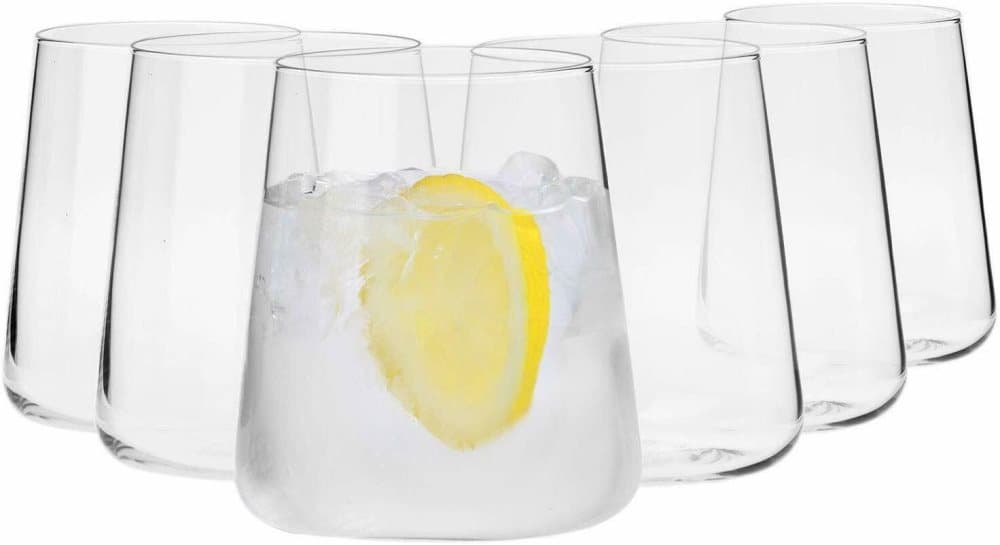Vattenglas 6x 380 ml snedställt vattenglas Juice glas Glas glas Glas dricksglas Juice