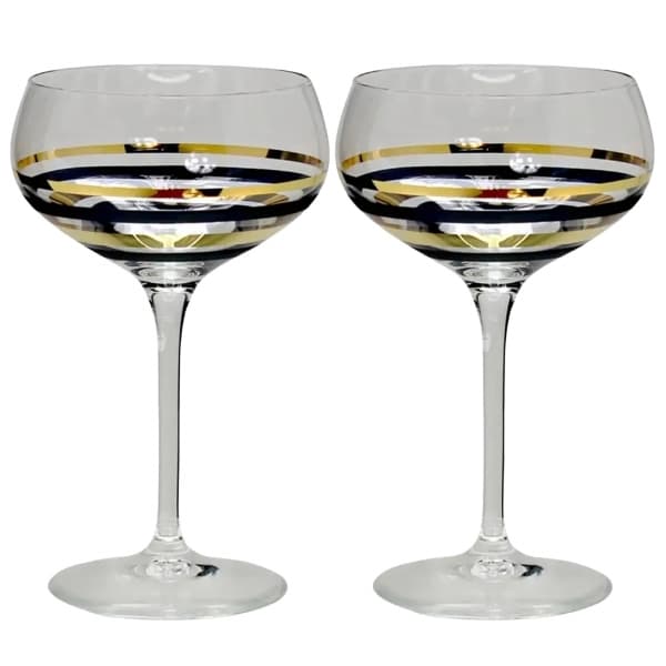 Versailles Champagnercoupe Gold, 2-pack - Nybro