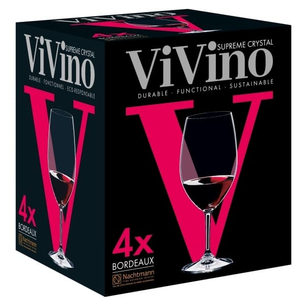 Vivino Wine Glass Bordeaux 61cl, 4-pack - Nachtmann