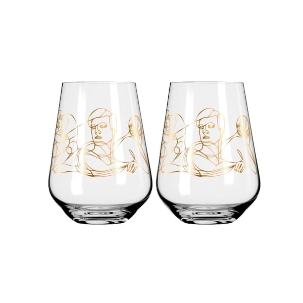 Sagengold Water Glass 54cl, 2-pack - Ritzenhoff
