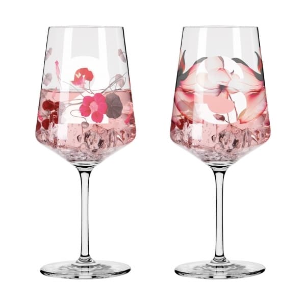 Sommersonett Wine Glass Flower 54cl, 2-pack - Ritzenhoff