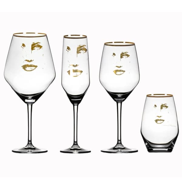 Piece of Me Gold Wine Glass, 75cl - Carolina Gynning