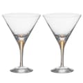 Pikkukuva 1 / 2: Intermezzo Gold Martini Glass 25cl, 2-pack - Orrefors