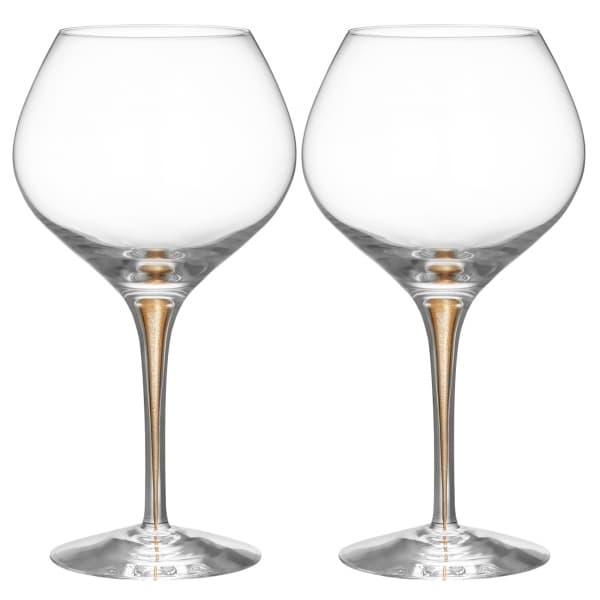 Intermezzo Gold Vinglas Bouquet 70cl, 2-pack - Orrefors
