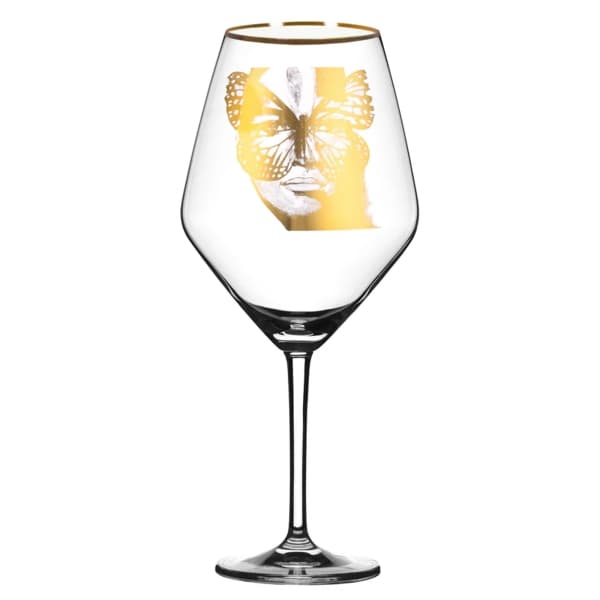 Golden Butterfly Vinglas 75cl, Guld - Carolina Gynning