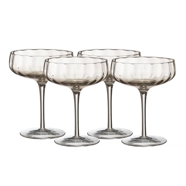 Søholm Sonja Cocktail Glass Sand 30cl, 4-pack - Aida