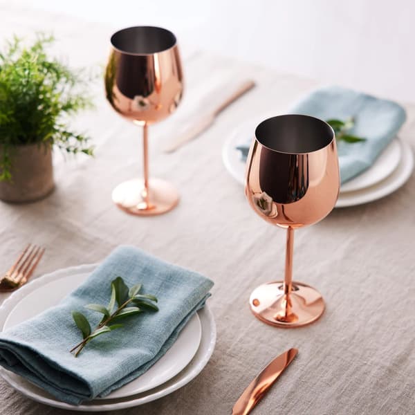 Roseguld Vinglas 50cl 4-pack
