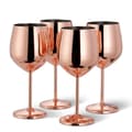Miniatyrbild 2 av 5: Roseguld Vinglas 50cl 4-pack