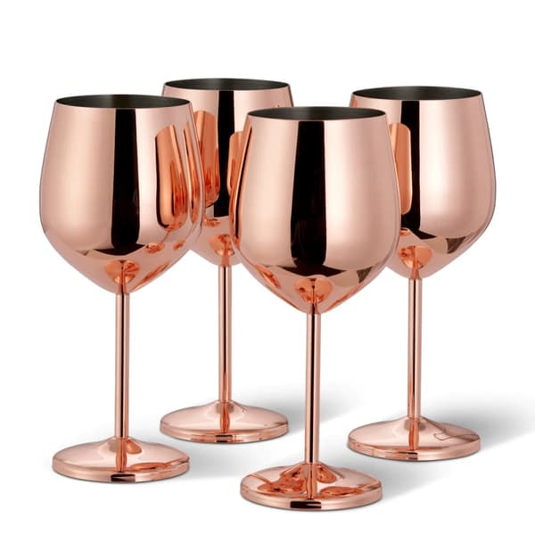 Roseguld Vinglas 50cl 4-pack