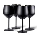 Miniatyrbild 3 av 3: Vinglas mattsvart 50cl 4-pack