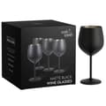 Miniatyrbild 1 av 3: Vinglas mattsvart 50cl 4-pack