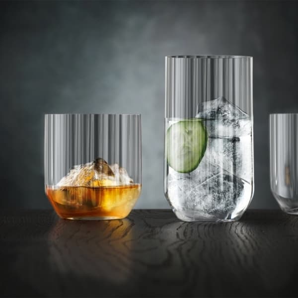 Linear Longdrink Glass 44cl, 4-pack - Spiegelau