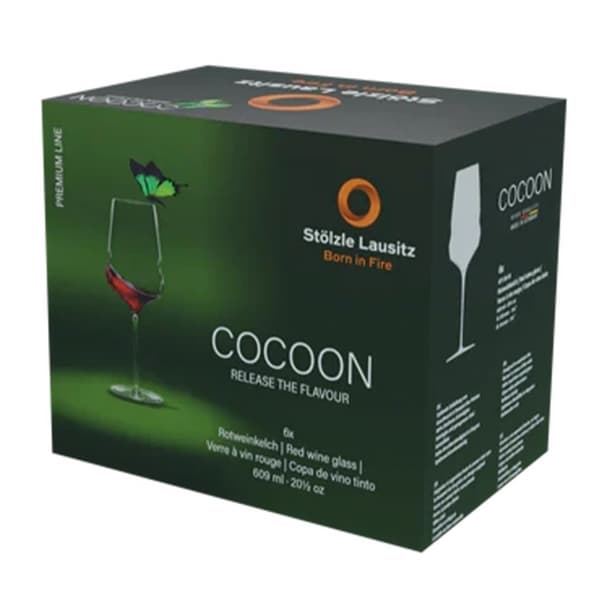 Cocoon Red Wine Glass 61cl, 6-pack - Stölzle