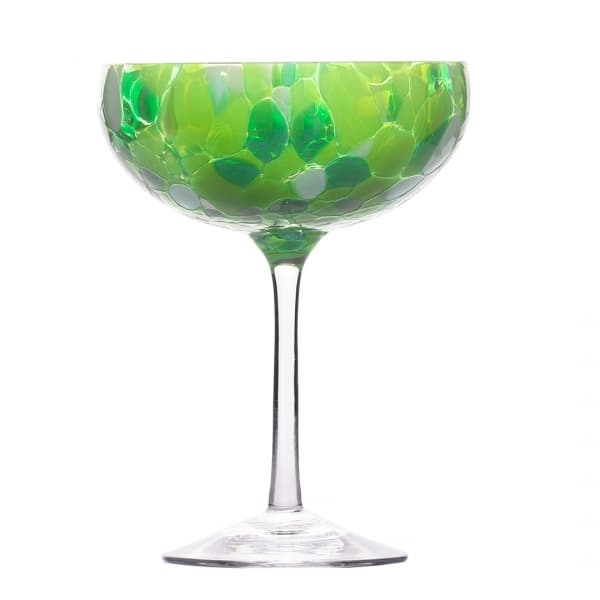 Swirl Champagneglas 22cl, Grön - Magnor