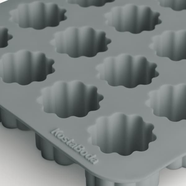 Viva Ice Cube Form Grey, 3cl - Kosta Boda