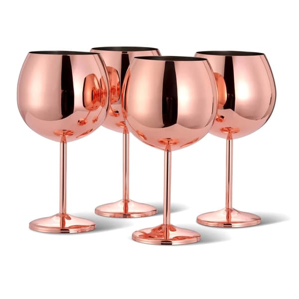 Rose Guld Ginglas 4-pack 4-pack
